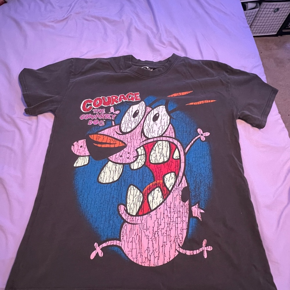 Cartoon Network Gray Pink Skateboarding Tee